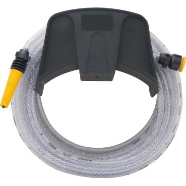 Imagem de Mangueira Para Jardim 7/16  Transparente Trancada Suporte Co