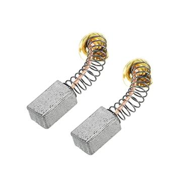 Imagem de Escovas de carvão 0,55 x 0,3 x 3,58 polegadas para motores elétricos, ferramenta elétrica, moedor angular, serra de mesa, reparo de peças sobressalentes, pacote com 2