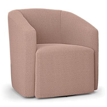 Imagem de Poltrona Decorativa Orgânica Stella Maxbouclê Rosê D03 - D'rossi