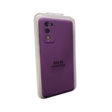 Imagem de Capa Capinha Case Silicone Premium Aveludada Forrada Para Galaxy S20 Fe Tela 6.5 Colorida (Violeta)