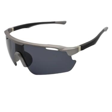 Imagem de Óculos de Sol Esportivo com Mola na Haste para Corrida Baixa Pace Premium Ciclismo Bike UV400 Masculino Feminino Unisex - Modelo Cooper - Cacife Brand (Grafite e Preto)