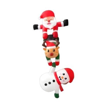 Imagem de predolo Enfeite Inflável de Natal com Papai Noel, Boneco de Neve E Rena, com LED Embutido, para Fotos, Ideal para Jardim, Quintal Ou Gramado Interno.