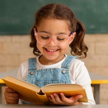 Imagem de Armação óculos de grau infantil flexível 2-5 anos mikro - ALÍKI, Rosa