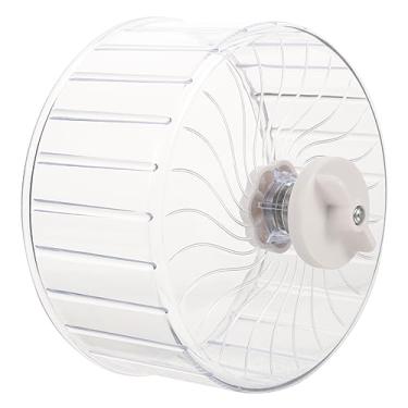 Imagem de Toyvian Roda de corrida para hamster super silenciosa, grande, 30,5 cm, brinquedo de exercício de chinchila, rolamentos duplos para animais de estimação pequenos, para hamsters, porquinhos-da-índia e