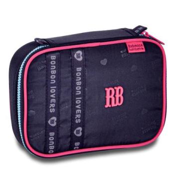 Imagem de Estojo Box Rebecca Bonbon Urban Mix 36 Pens Juvenil Escolar, Preto