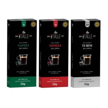 Imagem de Café Cápsula Nespresso Café Italle 3 Caixas