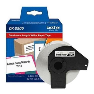 Imagem de Fita rotulador brother original 62mm x 30 - dk 2205