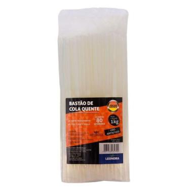 Imagem de Bastão De Cola Quente Fina 7,5 X 300Mm 1Kg - Lenora