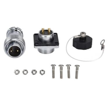 Imagem de Chiffonade WS16 Conector de Aviação de 2 Pinos - Liga de Zinco 10A 500V AC Adaptador de Soquete à Prova de Água para Equipamento Industrial Automotivo Solar Uso Externo