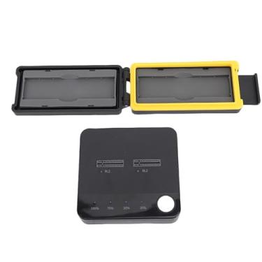 Imagem de Jectse Estação de Acoplamento Duplicadora Dual Bay NVMe M.2 para Data Centers e Editores de Vídeo, Alimentada por USB C, Capacidade Total de 16 TB, ABS