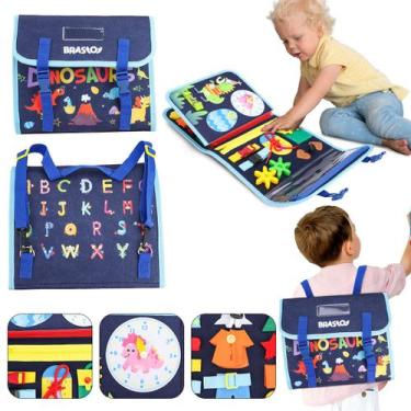 Imagem de Brinquedo Educativo Infantil Brastoy Maleta de Atividades Aprendizados