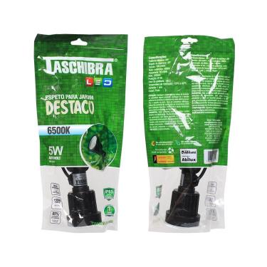 Imagem de Espeto P/ Jardim Taschibra Destaco Led Integrado 5w Preto Bivolt 6500k Luz Fria