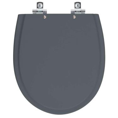 Imagem de Assento Sanitário Soft Close Polo Cinza Plus Para Vaso Hervy