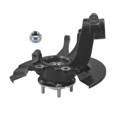 Imagem de Cubo de rolamento da roda dianteira e conjunto de junta de direção do motorista compatível com Ford Escape 2013-2019 Substituição do rolamento da roda # CV6Z2K005C