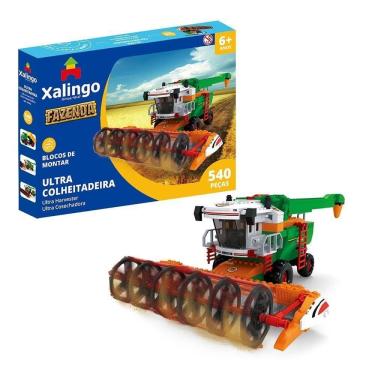 Imagem de Blocos De Montar Fazenda Ultra Colheitadeira 540 Peças