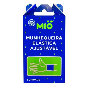 Imagem de Munhequeira Elástica Mió Ajustável Cor Grafite 1 Unidade