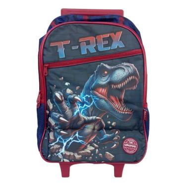 Imagem de MOCHILA LUXCEL UP4YOU INFANTIL T-REX COM RODAS IC42072UP-Masculino