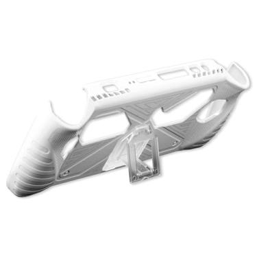 Imagem de GNAFETS Capa protetora/capa de borracha, compatível com ROG Ally, durável, antiderrapante, para jogos, com suporte, opções de cores preto e branco (branca)