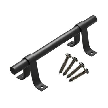 Imagem de Baoblaze Puxador de Armário, Maçaneta de Porta de Celeiro, Ferragens para Estante, Guarda-roupa, Closet Estilo Fazenda.