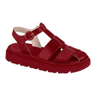 Imagem de Papete Moleca Sandália Fisherman Tratorada Lançamento Dulce, Cherry na