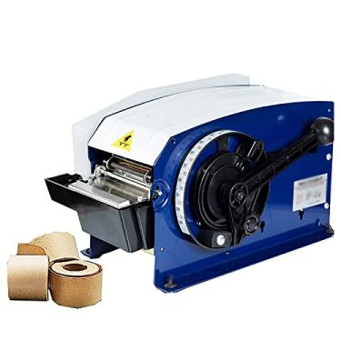 Imagem de JYXYXSCP Dispensador de fita elétrica para fitas gomadas de até 110 mm de largura, máquina distribuidora eletrônica de papel gomado resistente ativada por água, para escritório