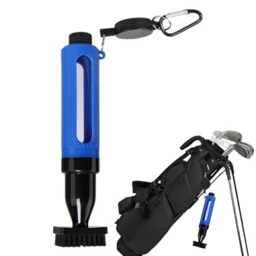 Imagem de de sulcos de golfe, escova de limpeza portátil, suprimentos leves de readerência, auxílio de treinamento multifuncional para faixa de prática