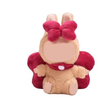 Imagem de Angel Butterfly Collection for 17cm (6.7 inches), 15cm Monster Toys, Dolls (NO Doll) Dress IMMER LIEBEN Suspender Skirt with Bow Headband Set Red