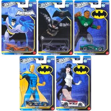 Imagem de Hot Wheels Batman Silver Series 5 Pack 2025 Diecast Cars 1:64 Scale Drifsta Fast Felon Flight '03