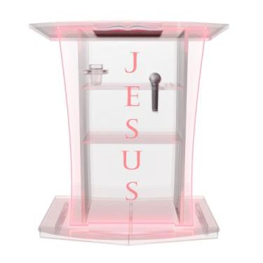 Imagem de Púlpito Bonito Resistente com Led, Gravação Igreja e Empresas - AcriHo