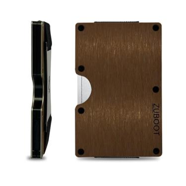 Imagem de Carteira fina RFID Centrum, várias cores, Tira de cobre, Minimalista