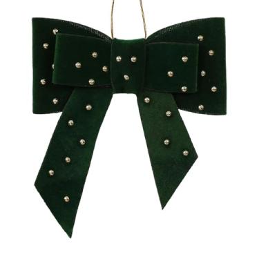 Imagem de predolo Enfeite de Natal para pendurar na árvore, pingente decorativo, ideal para guirlandas de aniversário, celebrações em ambientes internos e varandas, Arco Verde