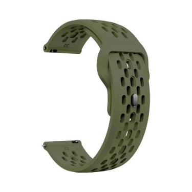 Imagem de Pulseira Esportiva De Silicone Respirável De 22mm Para Relógio CMF pro