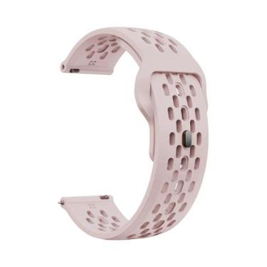 Imagem de Pulseira Esportiva De Silicone Respirável De 22mm Para Relógio CMF pro