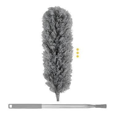 Imagem de Espanador Extensível Microfibra Retátil Lavável Cabo Longo - FSS