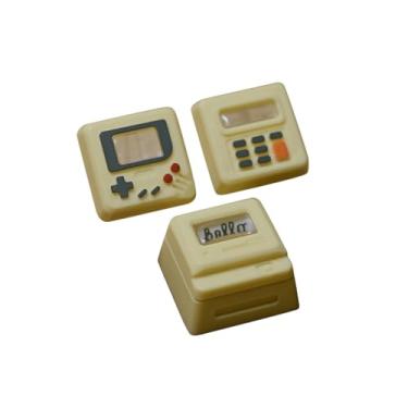 Imagem de Dpofirs Teclas Personalizadas, Teclas de Computador, Teclas de Teclado Mecânico retrô, Função de Luz de Fundo, Teclas de Computador Delicadas e Clássicas, Adequadas para a Maioria