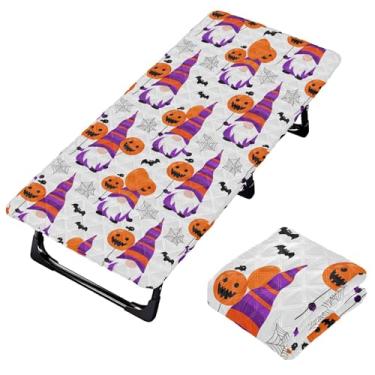 Imagem de Burbuja Lençol de berço de balão de gnomos para crianças, lençol de cochilo acolchoado portátil com faixa elástica para meninas e meninos, lavável na máquina, 63,5 x 127 cm