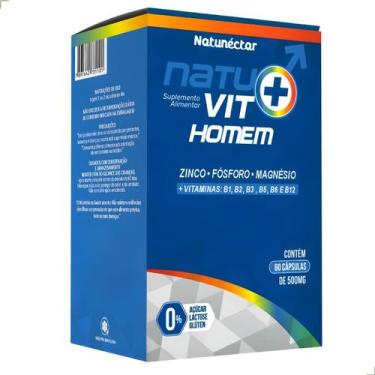 Imagem de Natuvit Homens Natunectar Natural Original Vitaminas Vit D B12 Zinco S