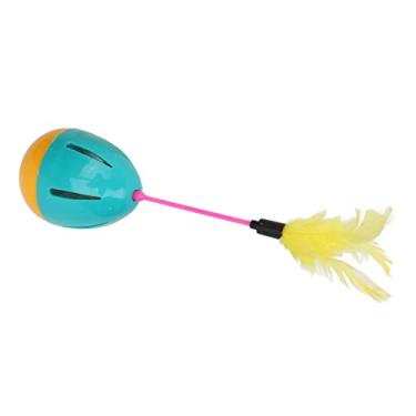 Imagem de Acouto Brinquedo de Cores Vivas Com Rotação de 360° e Integrado - Brinquedo Interativo para Gatinhos, Diversão e Exercício - Teaser Stick de Plástico Entretenimento para Gatos e Alívio do Tédio