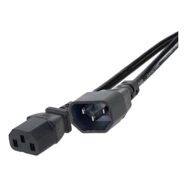 Imagem de Extensão Para Cabo De Força C13 Para C14-1,5 Metros Preto 127/220v