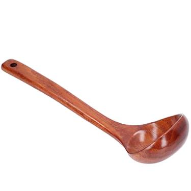 Imagem de Cryfokt Colher de Sopa de Madeira de Acácia Resistente, Concha de Mingau de Madeira, Utensílio de Cozinha Decorativo, para Cozinheiros Domésticos (27)