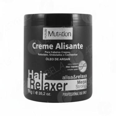 Imagem de Creme relaxante mega strong  alisamento americano - hair mutation 1kg
