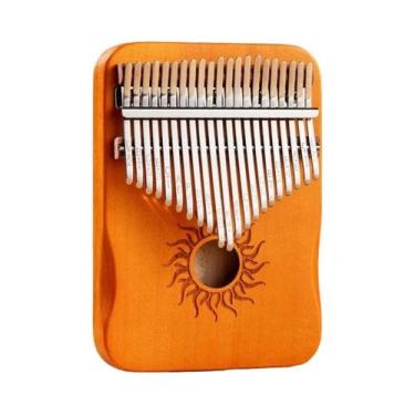 Imagem de Kalimba De Madeira Completa De 21 Teclas Hluru, Instrumento Musical Pa