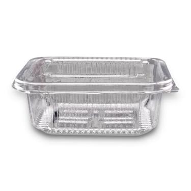 Imagem de Copo Anti-Transbordamento de Uso Único EcoLock com Tampa Segura 50 Unidades Container à Prova Vazamento Plana para Transporte Alimentos Armazenamento Diário Capacidade 500ml