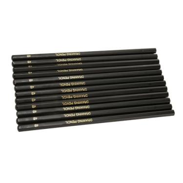 Imagem de aqxreight Conjunto de Lápis de Desenho de 36 Unidades Com Alça Ergonômica Profissional Conjunto de Lápis de Grafite para Artistas Iniciantes 5B Inquebrável de de Desenho FINE ShLápis de de (4B)