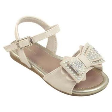 Imagem de Sandália Infantil Pampili Mili 642.095 Lacinho Perolizado-Feminino