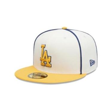 Imagem de Boné New Era 59FIFTY Los Angeles Dodgers MLB Off White-Masculino