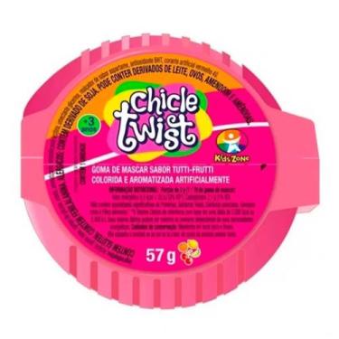 Imagem de Goma de mascar Chicle Twist Kids Zone Sortidos 57g