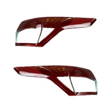 Imagem de compatível com ford kuga 2013~2016 luz traseira do carro escudo luzes de freio substituição escudo traseiro automático capa máscara abajur(Outside A Pair)