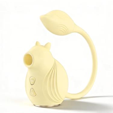 Imagem de Lireva Vibradoresl Femininos Sugador de Clitóris com 10 Modos de Vibração e Sucção, Vibrador Esquilo Fofo Discreto