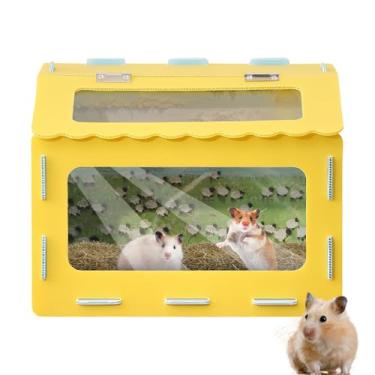 Imagem de Terrario Para Lagarto | Habitat Paisagem Com Grande Capacidade | 40x30x30 Cm Com Painel De Visualização Transparente Para - Pequenos Animais De Estimação Hamster Ouriço Tartaruga Sapo